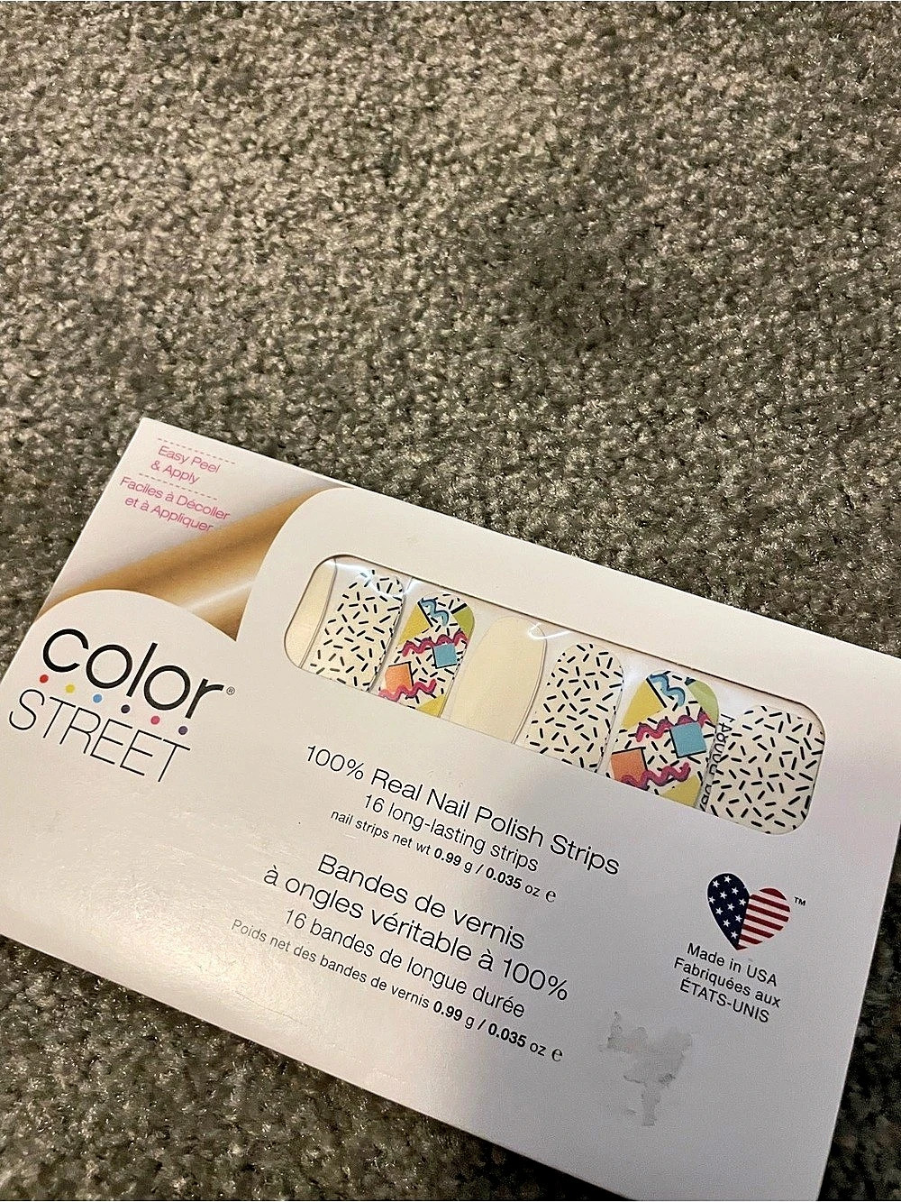 Color Street Totally Rad Nail Polish Strips NWT